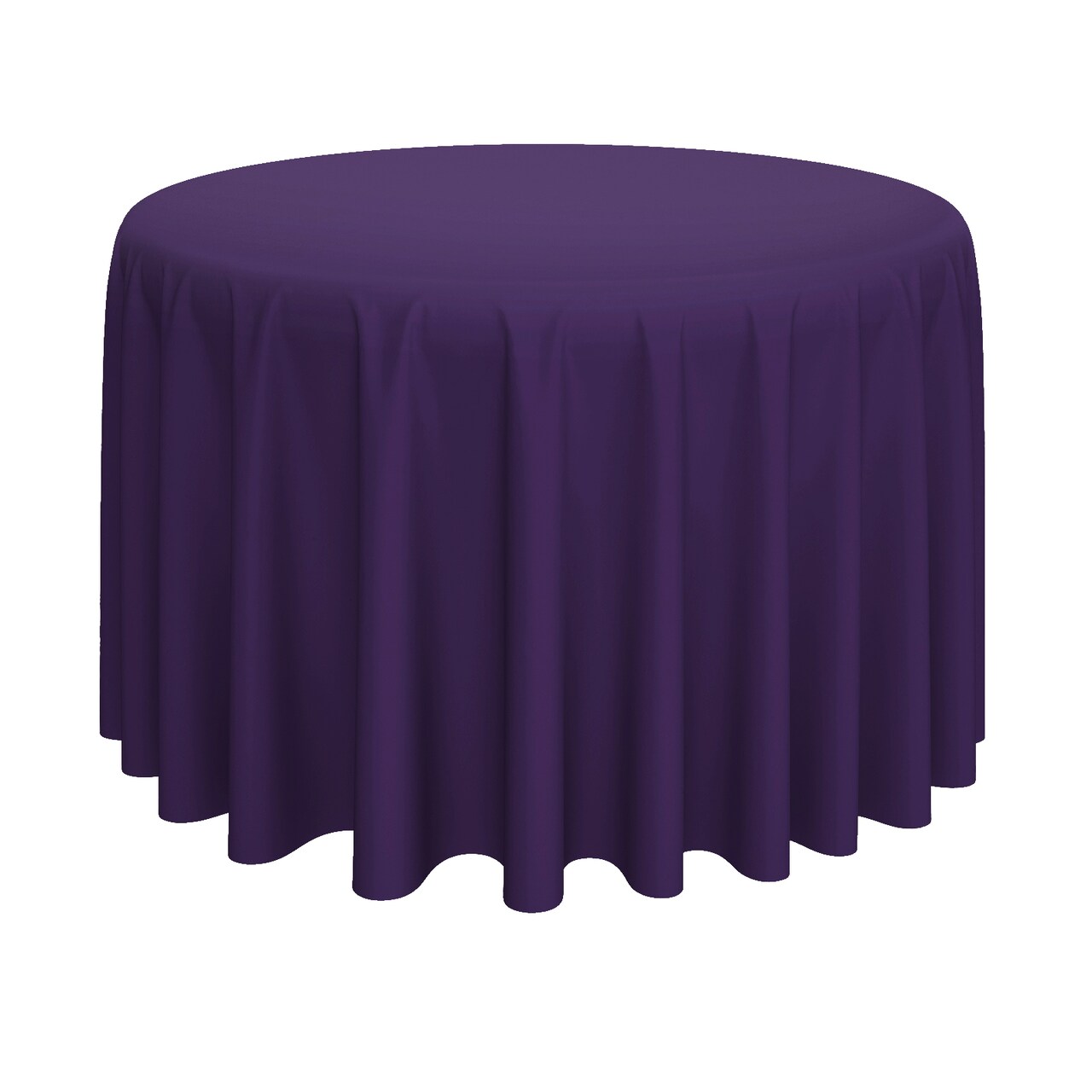 Lann's Linens - 10 Premium Round Tablecloths for Wedding / Banquet / Restaurant - Polyester Fabric Table Cloths